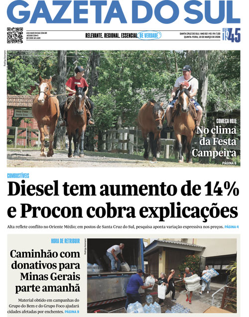 Jornal Gazeta do Sul | 45 -
Ano 82 | 2026-03-19