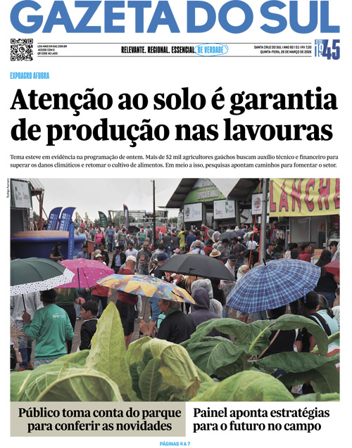 Jornal Gazeta do Sul | 51 -
Ano 82 | 2026-03-26