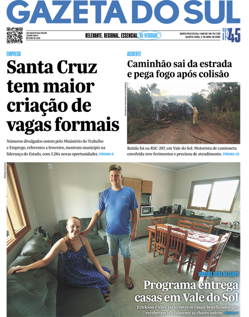 Jornal Gazeta do Sul | 56 -
Ano 82 | 2026-04-01