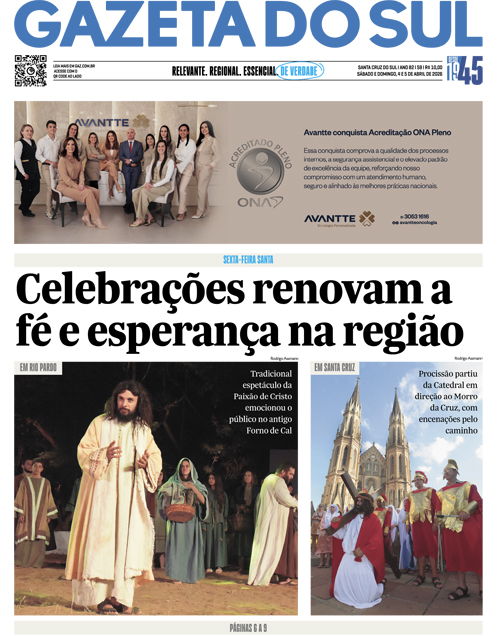 Jornal Gazeta do Sul | 59 -
Ano 82 | 2026-04-04