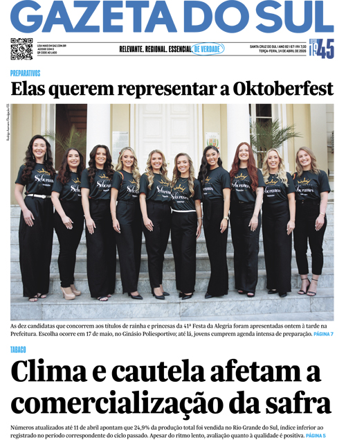 Jornal Gazeta do Sul | 67 -
Ano 82 | 2026-04-14