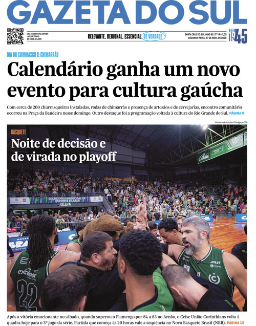 Jornal Gazeta do Sul | 77 -
Ano 82 | 2026-04-27