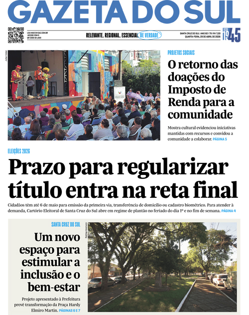 Jornal Gazeta do Sul | 79 -
Ano 82 | 2026-04-29