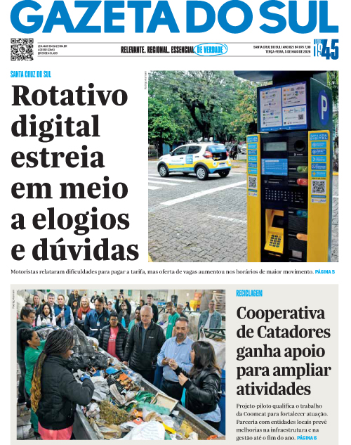 Jornal Gazeta do Sul | 84 -
Ano 82 | 2026-05-05