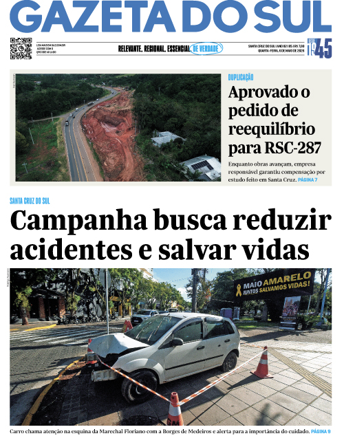 Jornal Gazeta do Sul | 85 -
Ano 82 | 2026-05-06