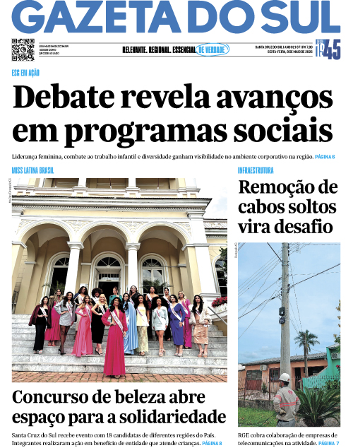 Jornal Gazeta do Sul | 87 -
Ano 82 | 2026-05-08