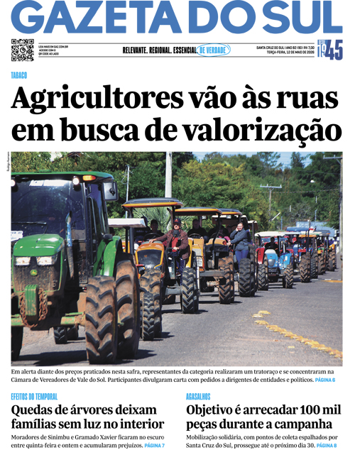 Jornal Gazeta do Sul | 90 -
Ano 82 | 2026-05-12