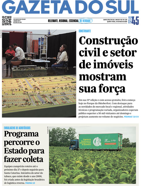 Jornal Gazeta do Sul | 92 -
Ano 82 | 2026-05-14