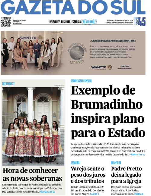 Ediçao Gazeta do Sul