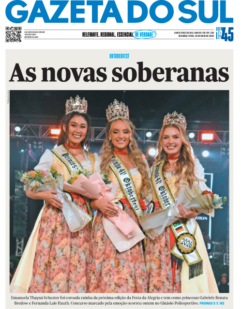 Jornal Gazeta do Sul | 95 -
Ano 82 | 2026-05-18