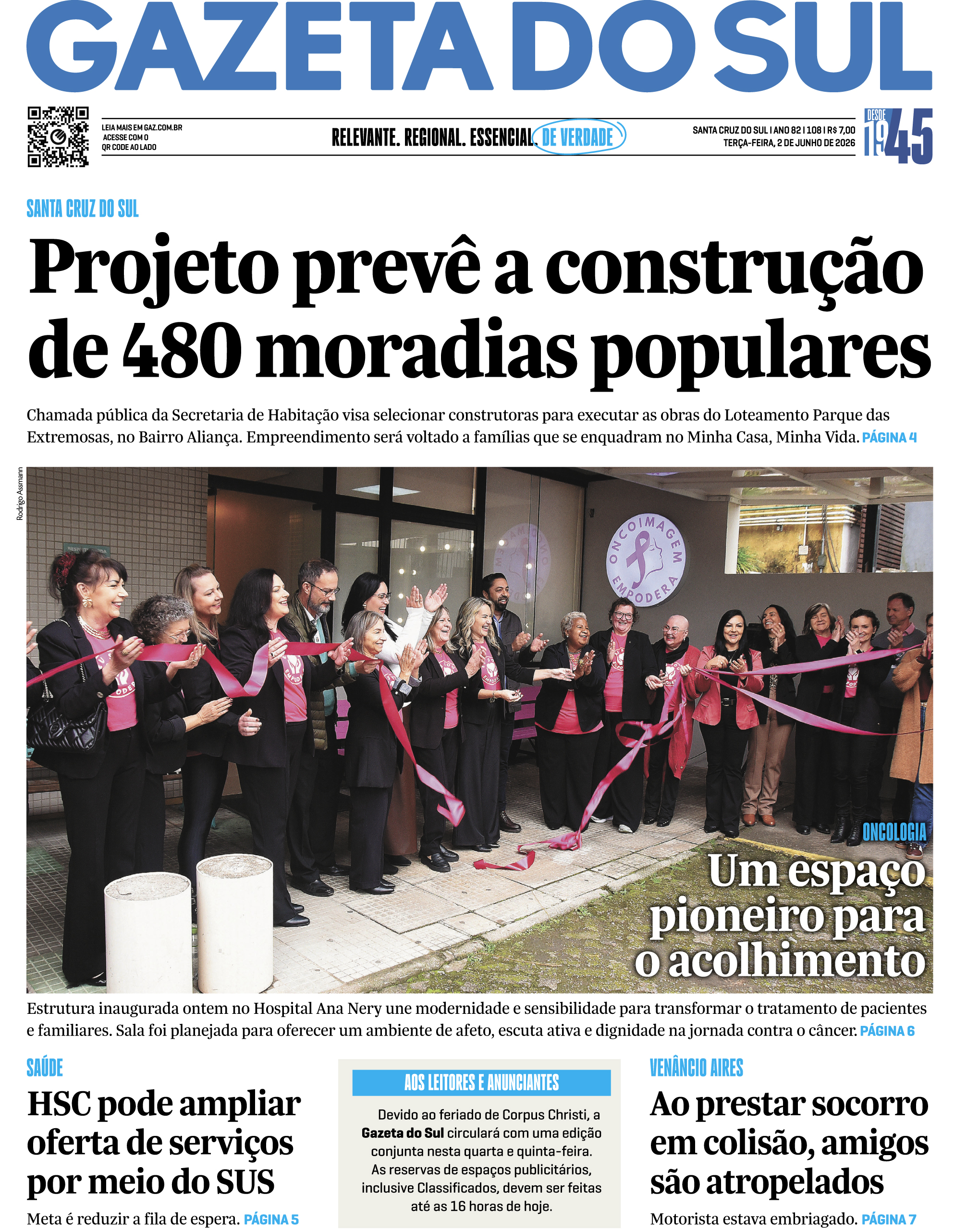 Jornal Gazeta do Sul | 108 -
Ano 82 | 2026-06-02