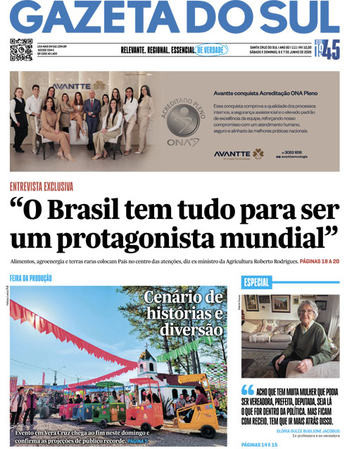 Jornal Gazeta do Sul | 111 -
Ano 82 | 2026-06-06