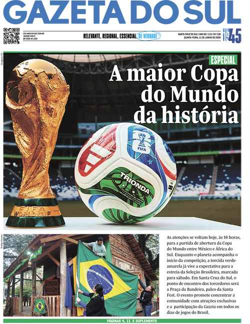 Jornal Gazeta do Sul | 115 -
Ano 82 | 2026-06-11