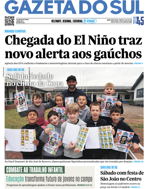 Jornal Gazeta do Sul | 116 -
Ano 82 | 2026-06-12