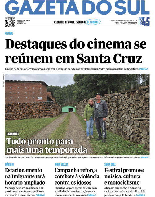 Jornal Gazeta do Sul | 119 -
Ano 82 | 2026-06-16