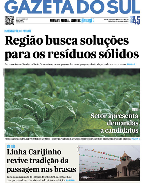 Jornal Gazeta do Sul | 125 -
Ano 82 | 2026-06-23