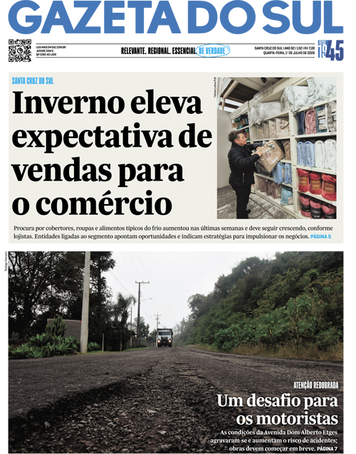 Jornal Gazeta do Sul | 132 -
Ano 82 | 2026-07-01