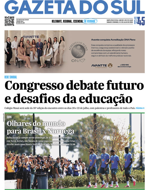 Jornal Gazeta do Sul | 135 -
Ano 82 | 2026-07-04