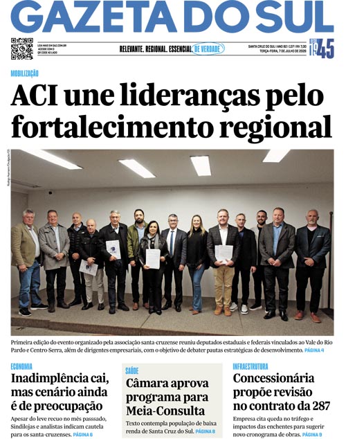 Jornal Gazeta do Sul | 137 -
Ano 82 | 2026-07-07
