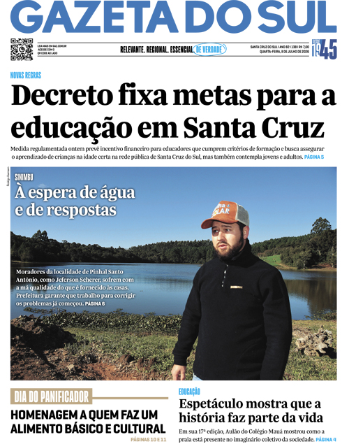 Jornal Gazeta do Sul | 138 -
Ano 82 | 2026-07-08