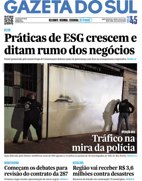 Jornal Gazeta do Sul | 140 -
Ano 82 | 2026-07-10