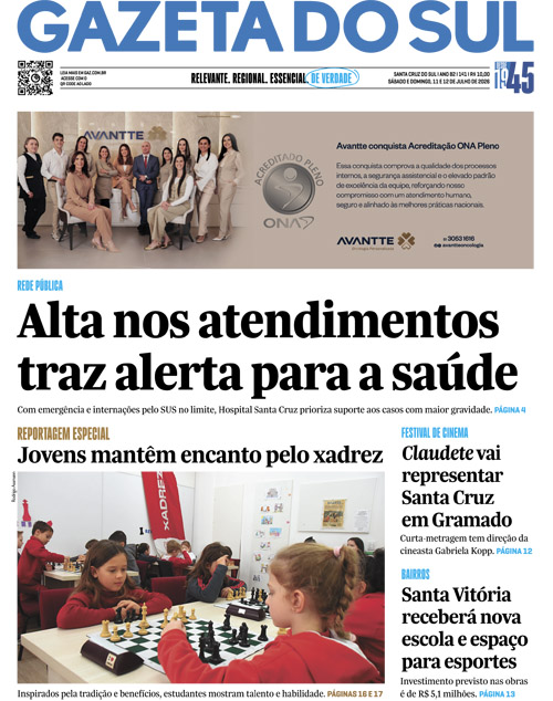 Jornal Gazeta do Sul | 141 -
Ano 82 | 2026-07-11
