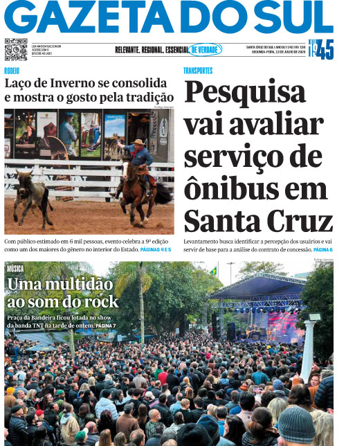 Jornal Gazeta do Sul | 142 -
Ano 82 | 2026-07-13