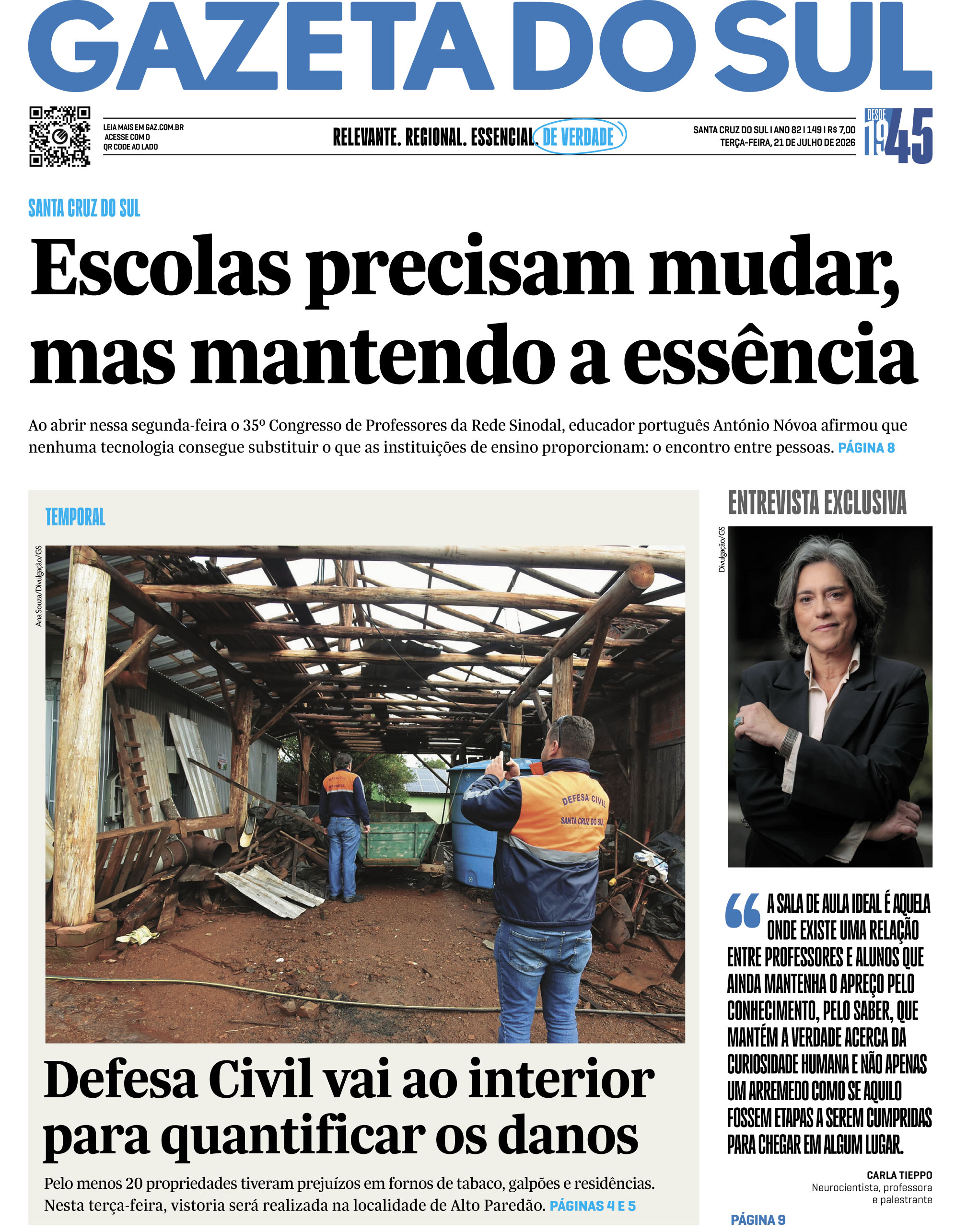 Ediçao Gazeta do Sul