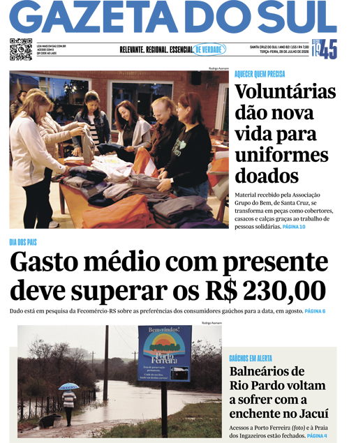 Jornal Gazeta do Sul | 155 -
Ano 82 | 2026-07-28