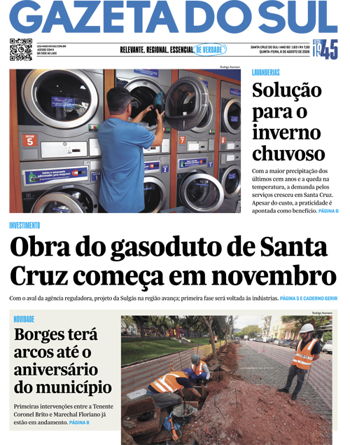 Jornal Gazeta do Sul | 163 -
Ano 82 | 2026-08-06