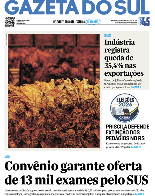 Jornal Gazeta do Sul | 176 -
Ano 82 | 2026-08-21