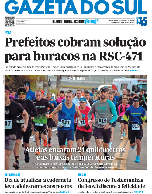 Jornal Gazeta do Sul | 178 -
Ano 82 | 2026-08-24
