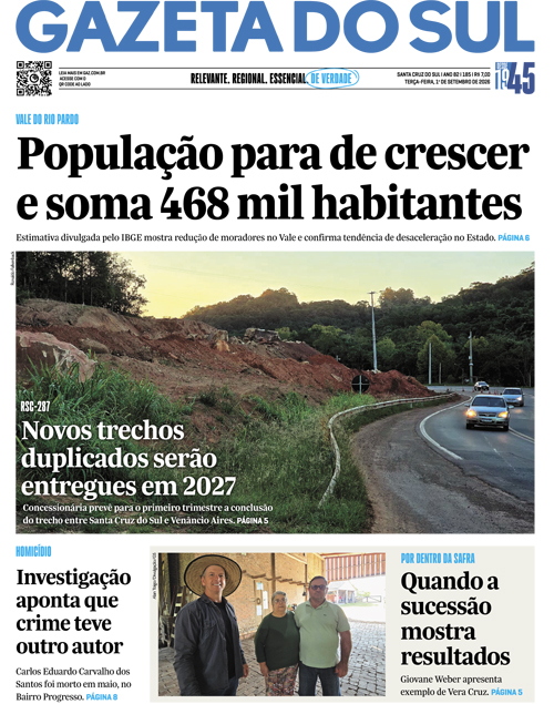 Jornal Gazeta do Sul | 185 -
Ano 82 | 2026-09-01