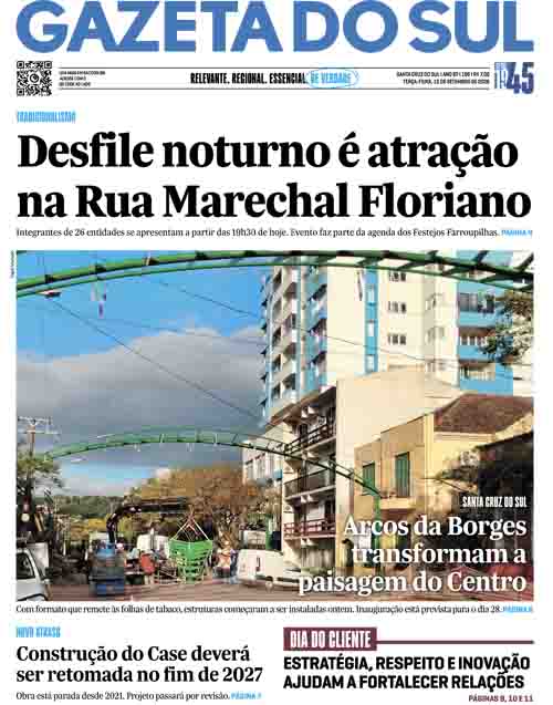 Jornal Gazeta do Sul | 196 -
Ano 82 | 2026-09-14