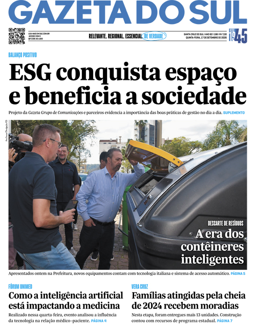 Jornal Gazeta do Sul | 198 -
Ano 82 | 2026-09-17
