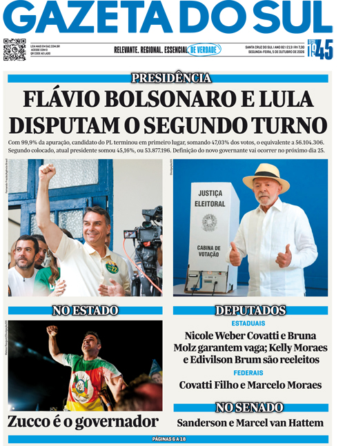 Jornal Gazeta do Sul | 213 -
Ano 82 | 2026-10-05